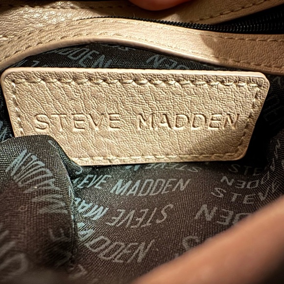 STEVE MADDEN Faux Leather Pink Quilted Crossbody Bag Purse Fashion - Picture 5 of 15